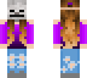 main skin with mask