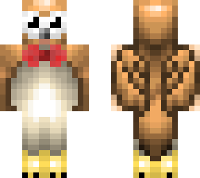 owl with a bowtie