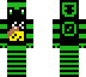 black and green