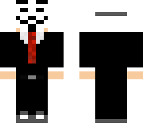 hacker in a suit | Minecraft Skin