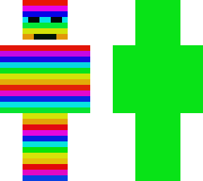 its a rainbow skin