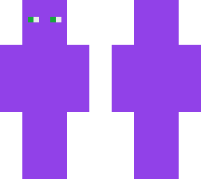 purple with eyes