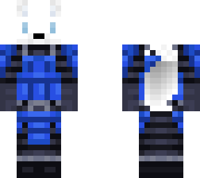 blu samurai white fox