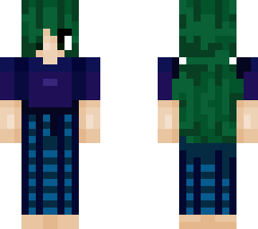 green hair girl