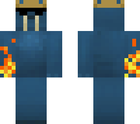 morsa azul (con corona y puo de fuego)