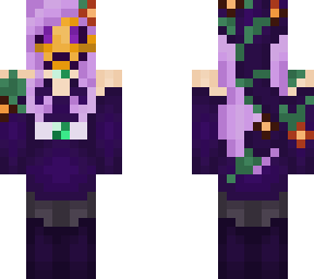 pumpkin head witch skin