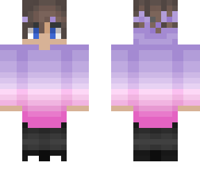 purple t pink boy