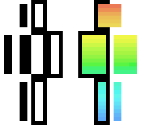 rainbow blank