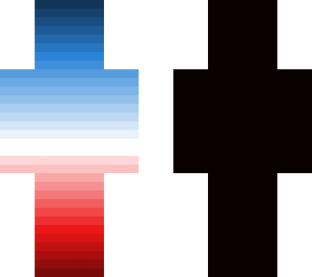 red to blue