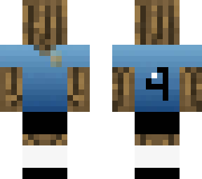 tronco de madera con el uniforme de uruguay / trunk with the uniform of uruguay