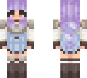 yune blue skirt