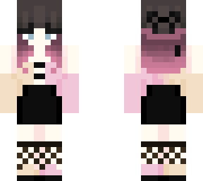 *cute girl  pink and yellow*