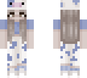 aesthetic blue cow girl