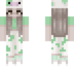 aesthetic green cow girl