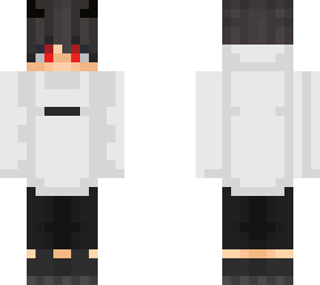 black & white cool boy skin