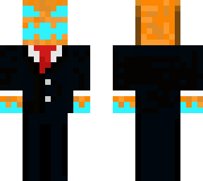 blue fire pumpkin