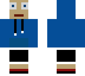 blue hoodie pockets