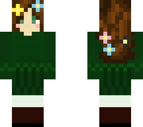 flower person