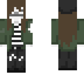girl skeleton brown hair