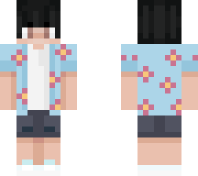 light blue summer boy