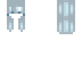 medium length blue hair base