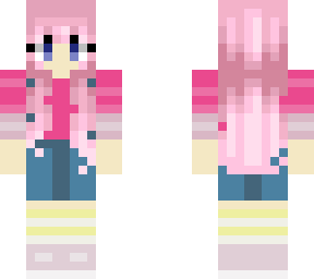 pink hair barbary girl outfit