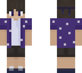 purple summer boy