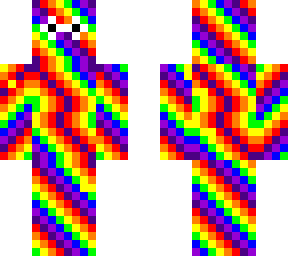Rainbow dude | Minecraft Skin