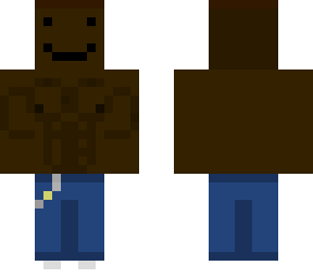 black version of cool guy with 6 pack