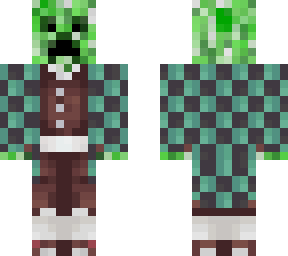 creeper con el kimono de tanjiro / creeper in tanjiro's kimono