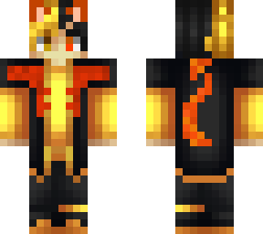 fire cat dragon boy (for a friend) (edited)