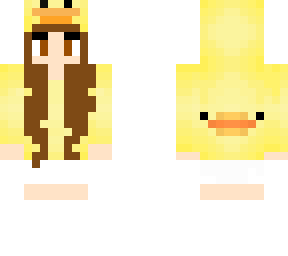 girl brown hair duck (not mine