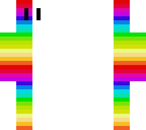 mitad arcoiris mitad blanco /  half rainbow half white