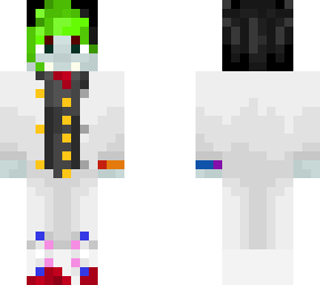 mostly finished green haired vampire