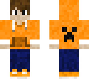 orange hoodie