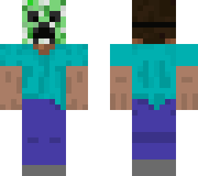 steve creeper mask