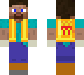 steve with macdonalds happy meal at the back