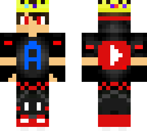 youtuber with crown