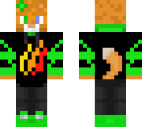 cat wearing firemerch (green)