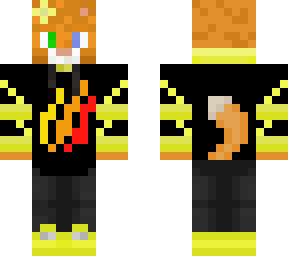 cat wearing firemerch (yellow)