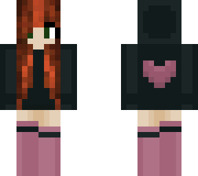 fox hair hoodie girl
