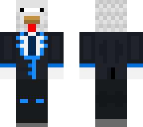 ocean chicken in a suit