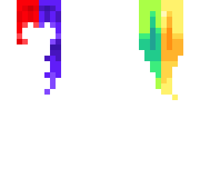 rainbow hair base