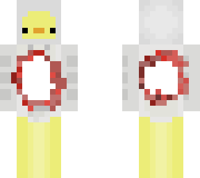 white killed duck in a hoodie parrot1355
