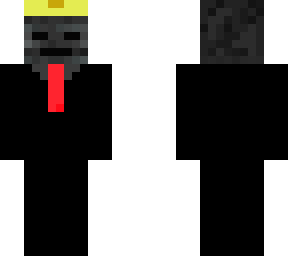wither in tux with crown
