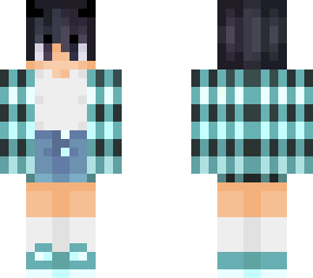 cyan flannel
