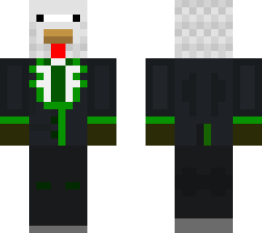 forest chicken in a suit