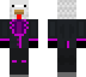 galaxy chicken in a suit