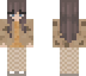 girl/ beige/ brown hair / blue-gray eyes