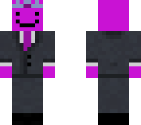 my skin with suit and crown.